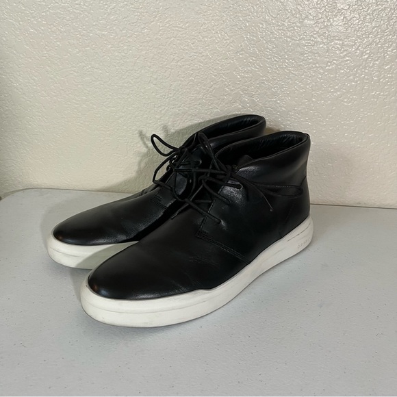 Cole Haan Other - Cole Haan Men's Size 10.5 M GrandPro Rally Black Leather Chukka Sneakers